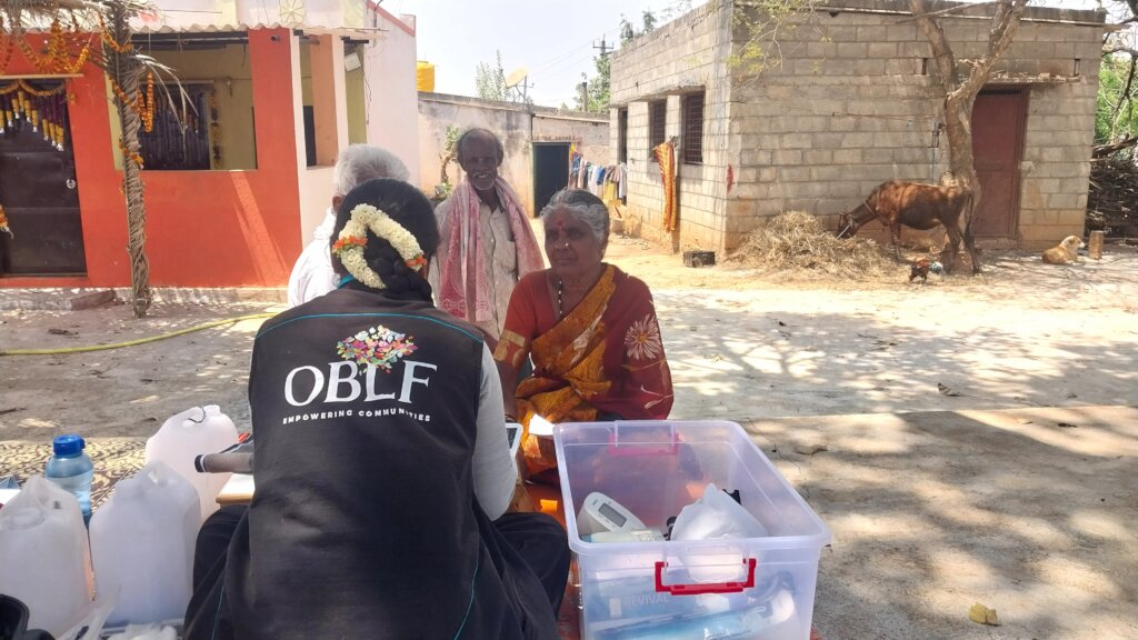 Health team with a patient