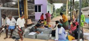 Mobile community clinic in action