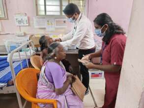 Geriatric & Palliative Care team with elderly