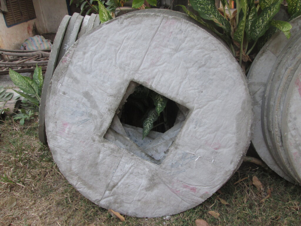 9 latrines for wat village tbeng commune Cambodia