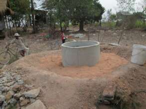 9 latrines for wat village tbeng commune Cambodia