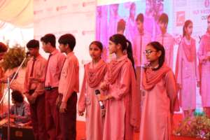 Students giving Presentation