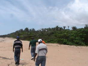 Board Members Tour Donated Land for Nursing Colleg