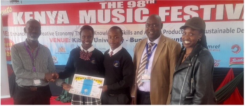 Piano duet won first place in Kenya!
