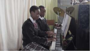 High school piano duet