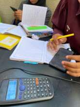 Student busy with their studies