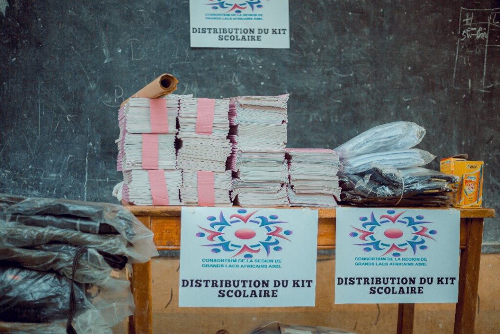 Distributing the school tools