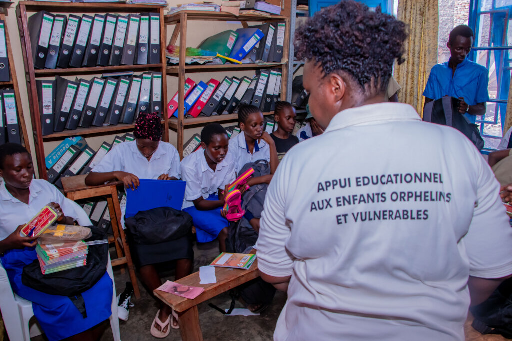 Promoting  the education of orphans in the DRC