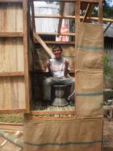 Single-vault ecosan toilet