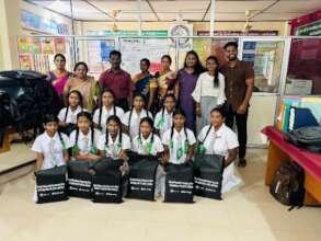 Provision of sanitary pad to the school students