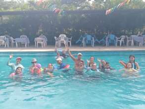 Having Fun in the Pool
