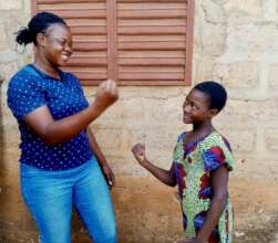 TSEF Tutor and Student Celebrating a Win!