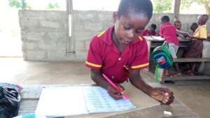 An Adaklu Dawanu student.