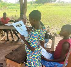 Sussy reading a passage during afterschool program