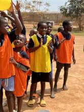 Children participating in a festival of activity