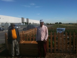 Iccha and Dilli with the tool box they built