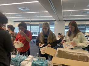 Packing kits to help survivors