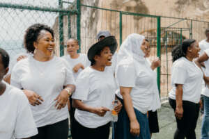 Imani artisans participating in an outreach event