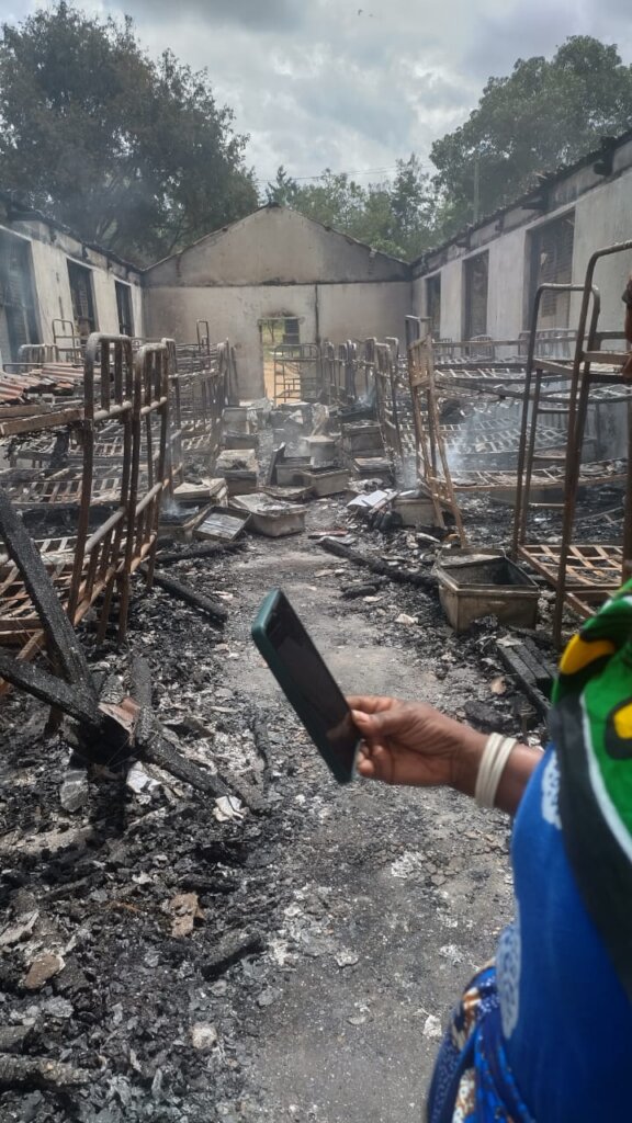 EMERGENCY:HELP 400 GIRLS BURNT DOMITORY IN MANDERA