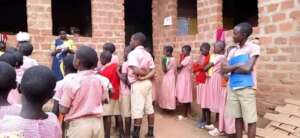 God's Mercy students before attending classes