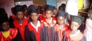 God's Mercy students at their "graduation"