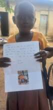 Afeafa receives a letter from her sponsor.