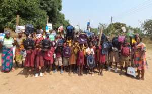 New school supplies thanks to generous sponsors.