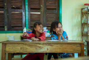 Girls in class
