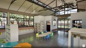 3D of CFI's future library (under construction)