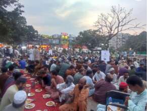 Daily food distribution