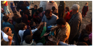 Distribution of candies and Snacks