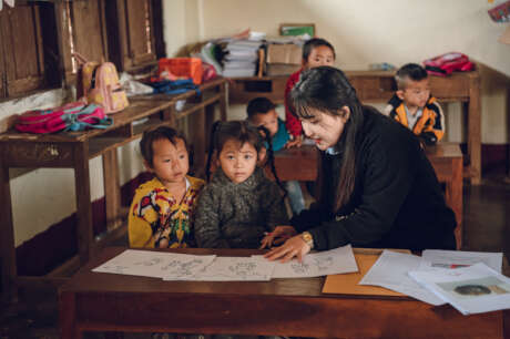 Safe Steps for Kids: UXO Education in Laos