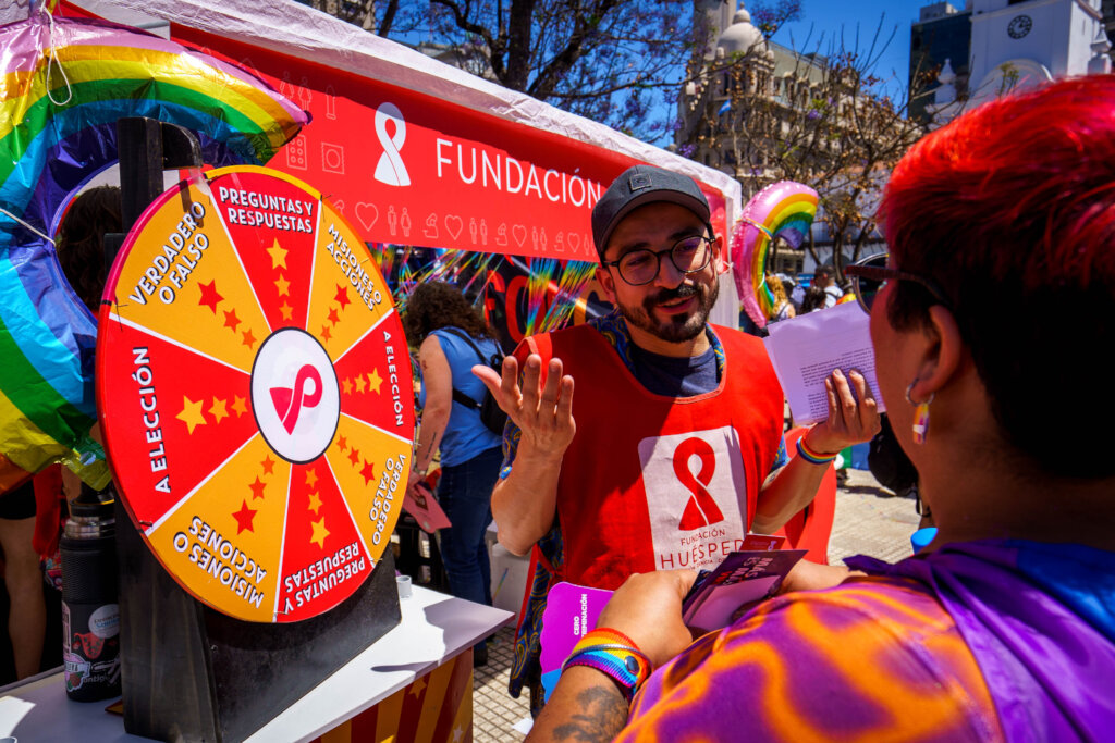 Fundacion Huesped at Buenos Aires Pride parade