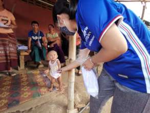 Distributing masks throughout Northern Thailand