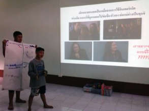 Students leading a discussion