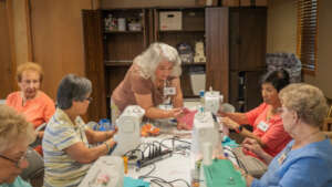 One of our amazing sewing groups