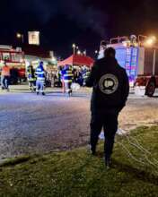 Crisis intervention at the train collision