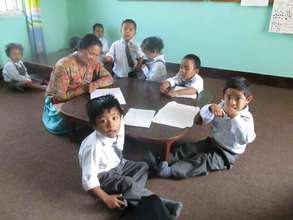 'Mother' Tirthamaya is also a preschool student!