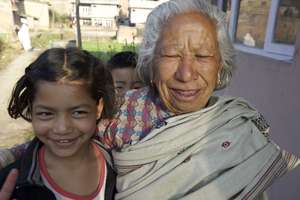 Anita and community "Grandma".
