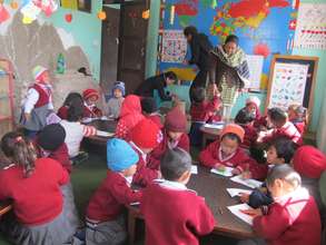 Photo 1: Early childood program at Bungamati House