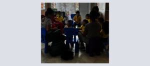 Voluntarios en accion