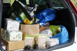 Staple plant based foods & necessities to families