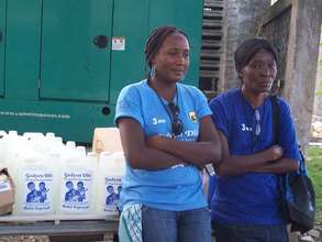 Gallons of Gadyen Dlo ready for distribution