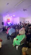 Small Fire comedy event audience