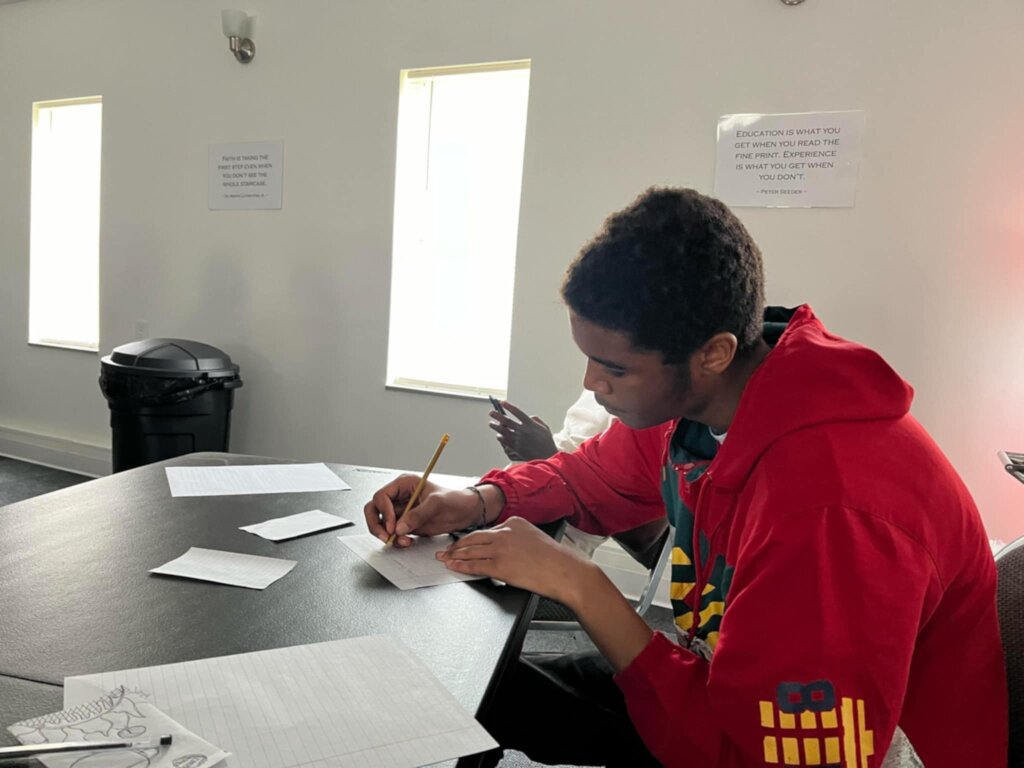 Completing a job application