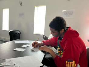 Completing a job application