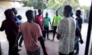 Facilitator leading a session on safegaurding