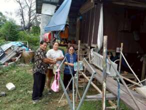 01 Elevated, Makeshift Walkway to get out of house