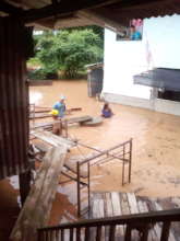 Some of the flooded areas