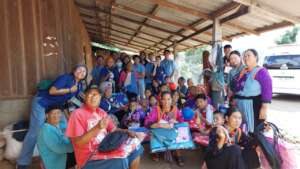 Visiting Lisu villagers and distribute Blankets